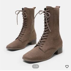 Vivaia Brown Lace Up Boots